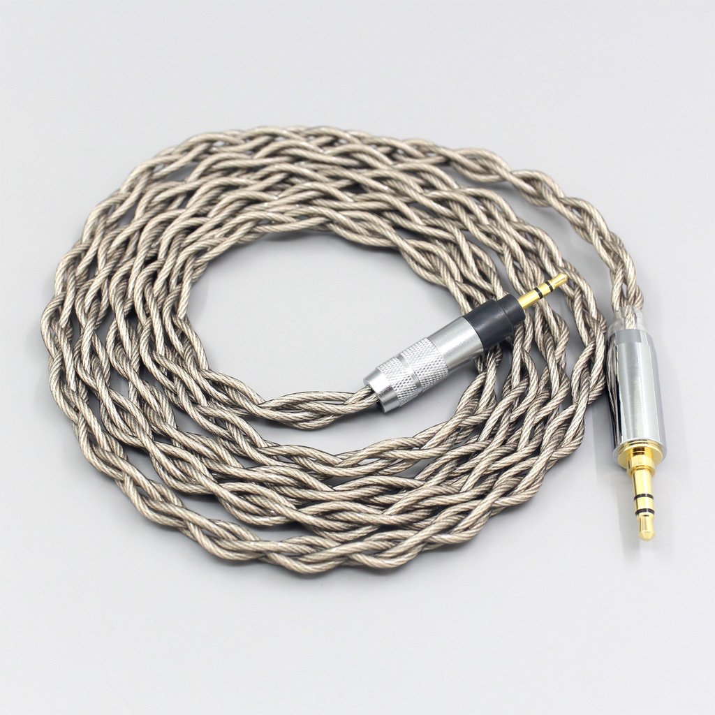 99% Pure Silver + Graphene Silver Plated Shield Earphone Cable For Sennheiser Urbanite XL On/Over Ear Headphone 