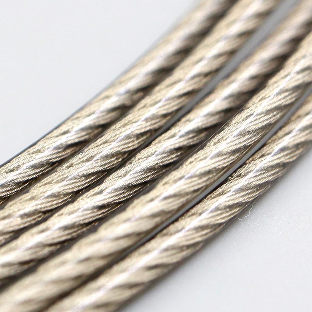 5m 99% Pure Silver Inside + Graphene 7N Litz Shielding Silver Plated Wire Mixed OD:1.8mm For DIY Earphone Cable 143core