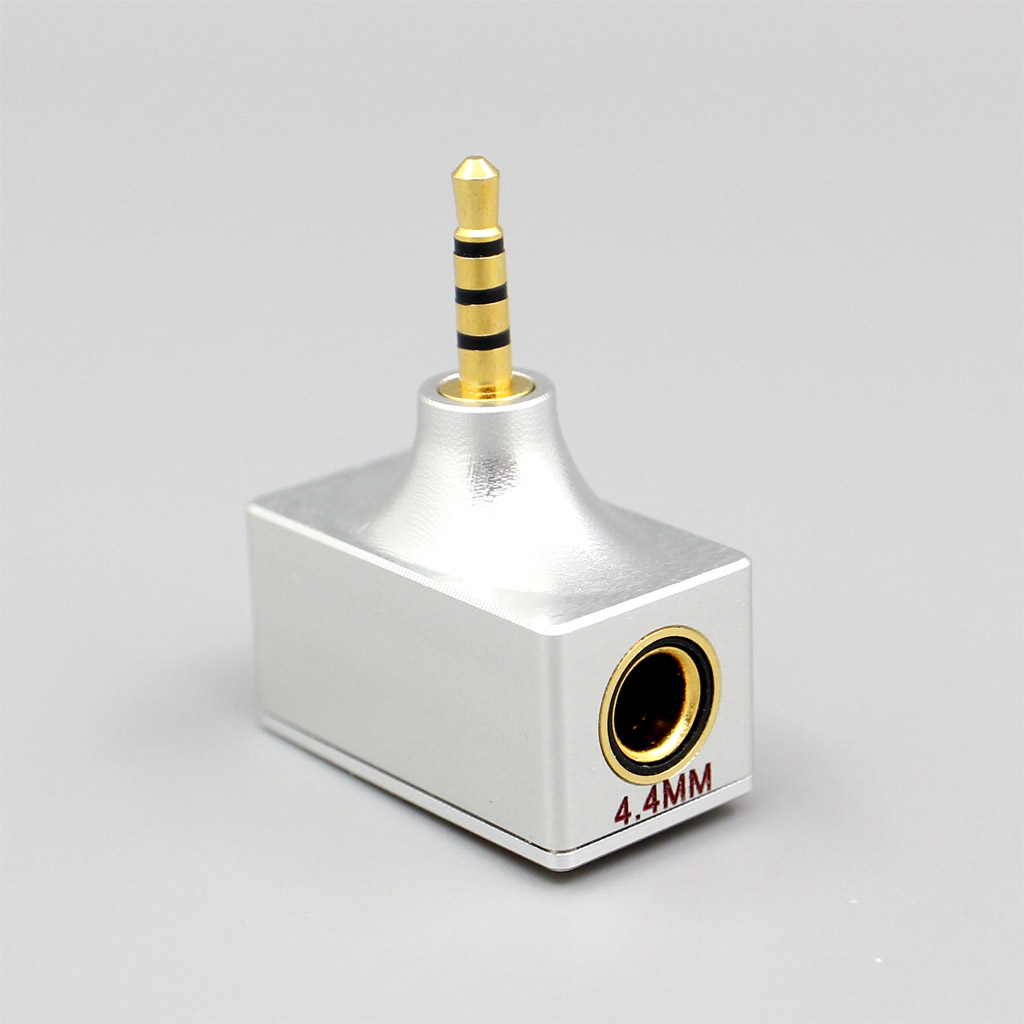 3.5mm 2.5mm 3.5mm BAL Balanced Male To 4.4mm Female L Shape Converter Adapter With Sound effect adjustment switching