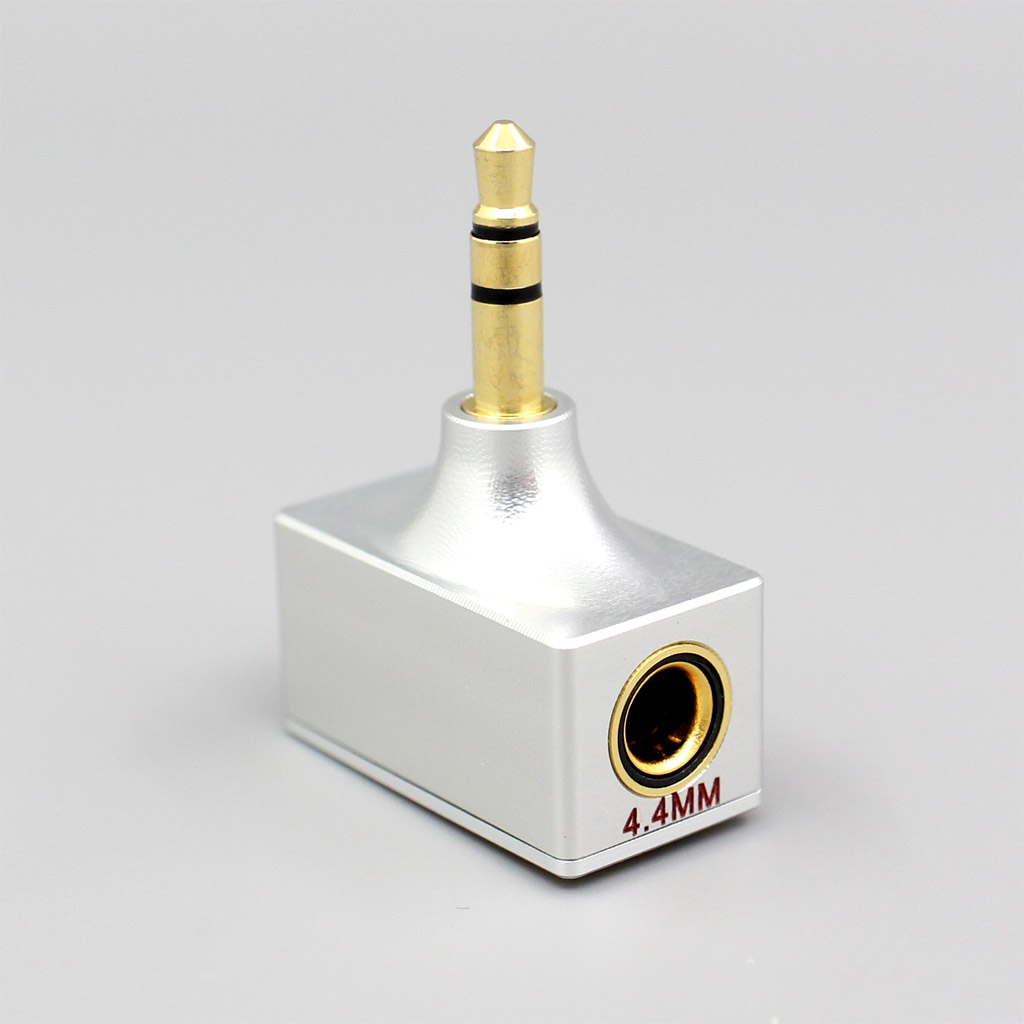 3.5mm 2.5mm 3.5mm BAL Balanced Male To 4.4mm Female L Shape Converter Adapter With Sound effect adjustment switching