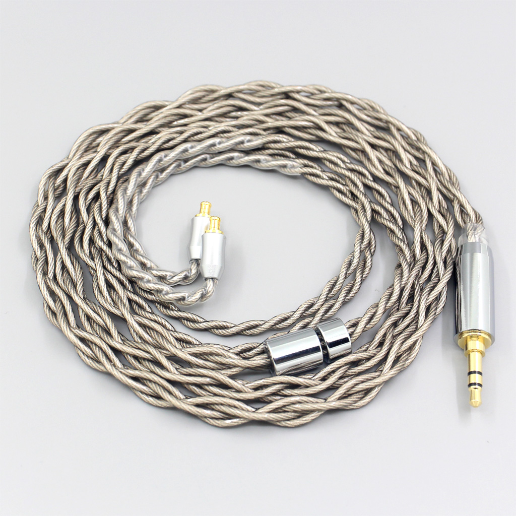99% Pure Silver + Graphene Silver Plated Shield Earphone Cable For Audio Technica ath-ls400 ls300 ls200 ls70 ls50 e40 e50 e70 31