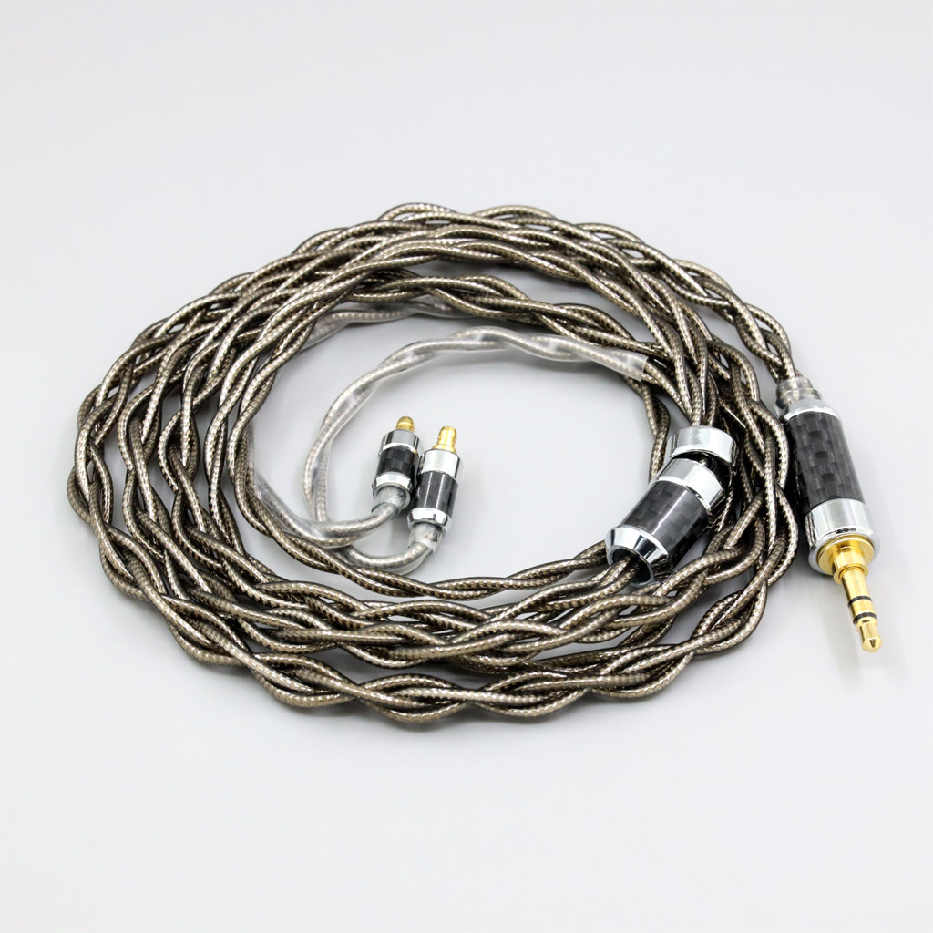 99% Pure Silver Palladium + Graphene Gold Earphone Shielding Cable For Sennheiser IE100 IE400 IE500 Pro 4 core