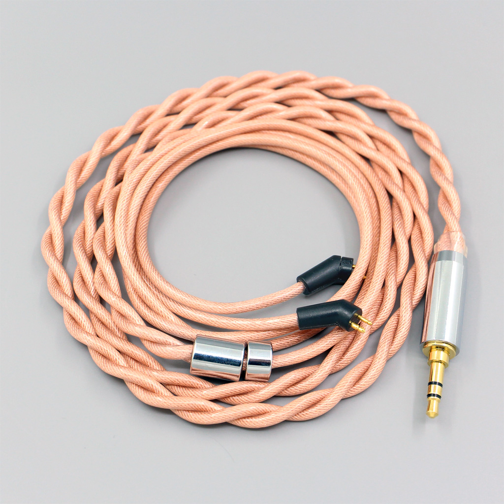 Type6 756 core Shielding 7n Litz OCC Earphone Cable For Etymotic ER4B ER4PT ER4S ER6I ER4 2pin 2 core 2.8mm