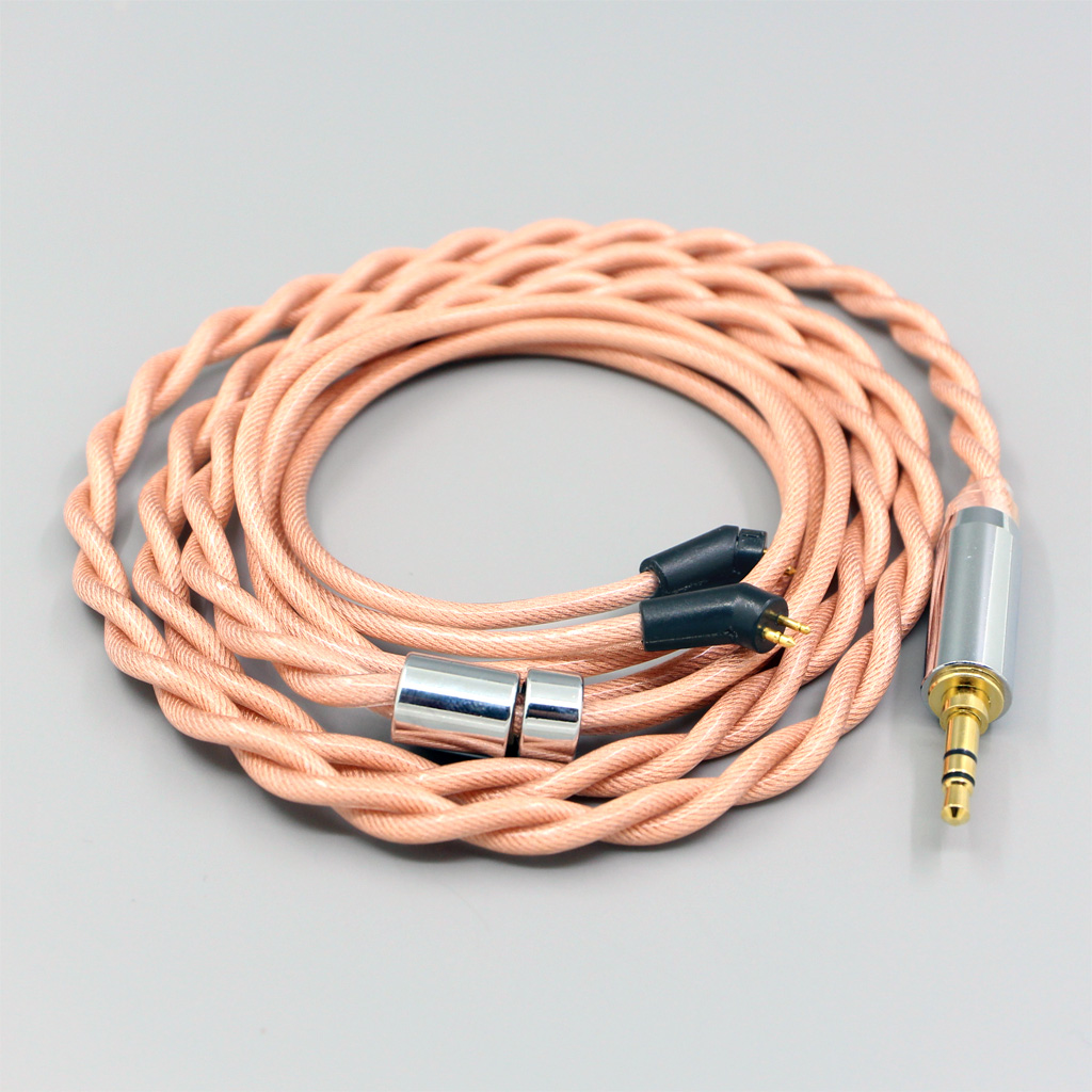 Type6 756 core Shielding 7n Litz OCC Earphone Cable For Etymotic ER4B ER4PT ER4S ER6I ER4 2pin 2 core 2.8mm