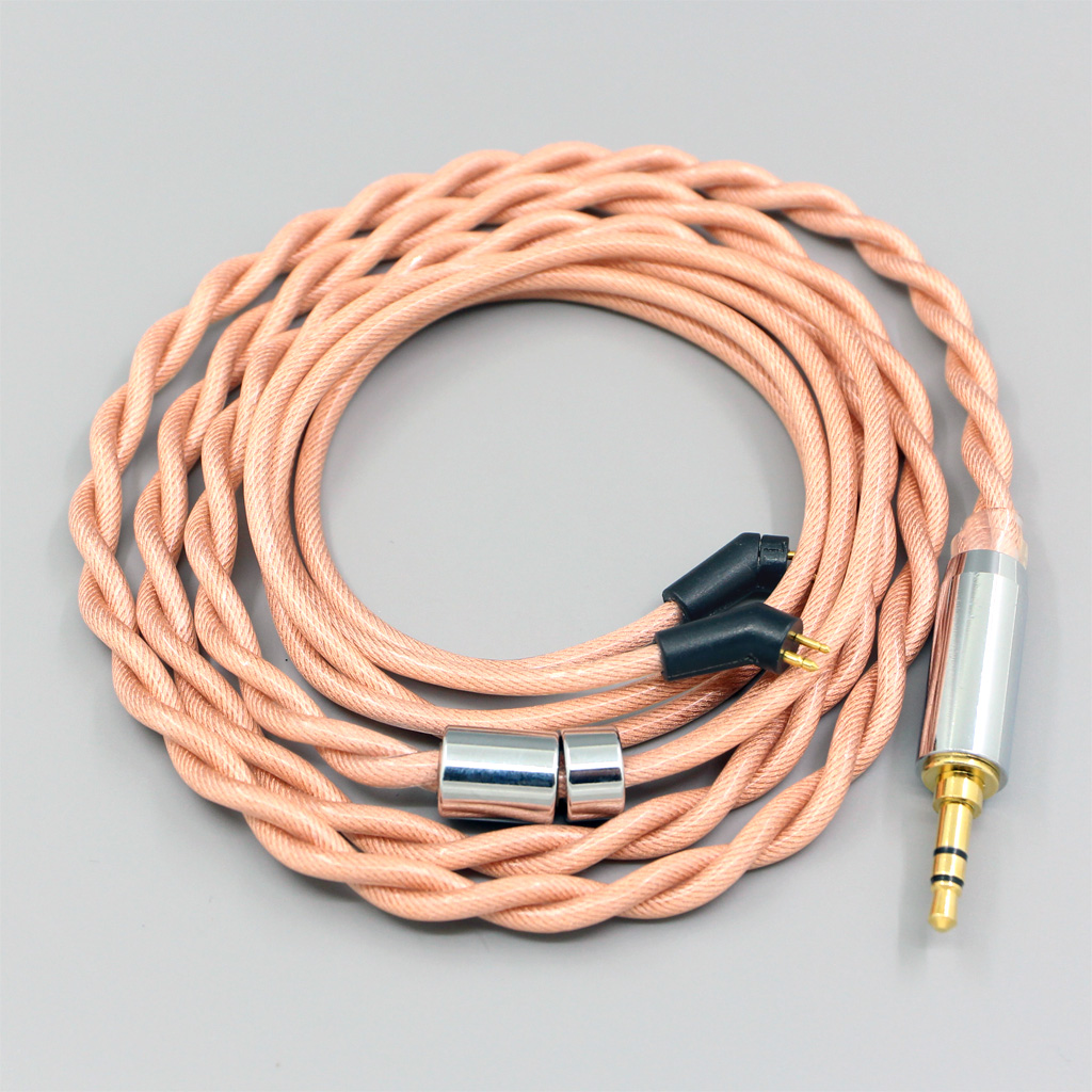 Type6 756 core Shielding 7n Litz OCC Earphone Cable For Etymotic ER4B ER4PT ER4S ER6I ER4 2pin 2 core 2.8mm