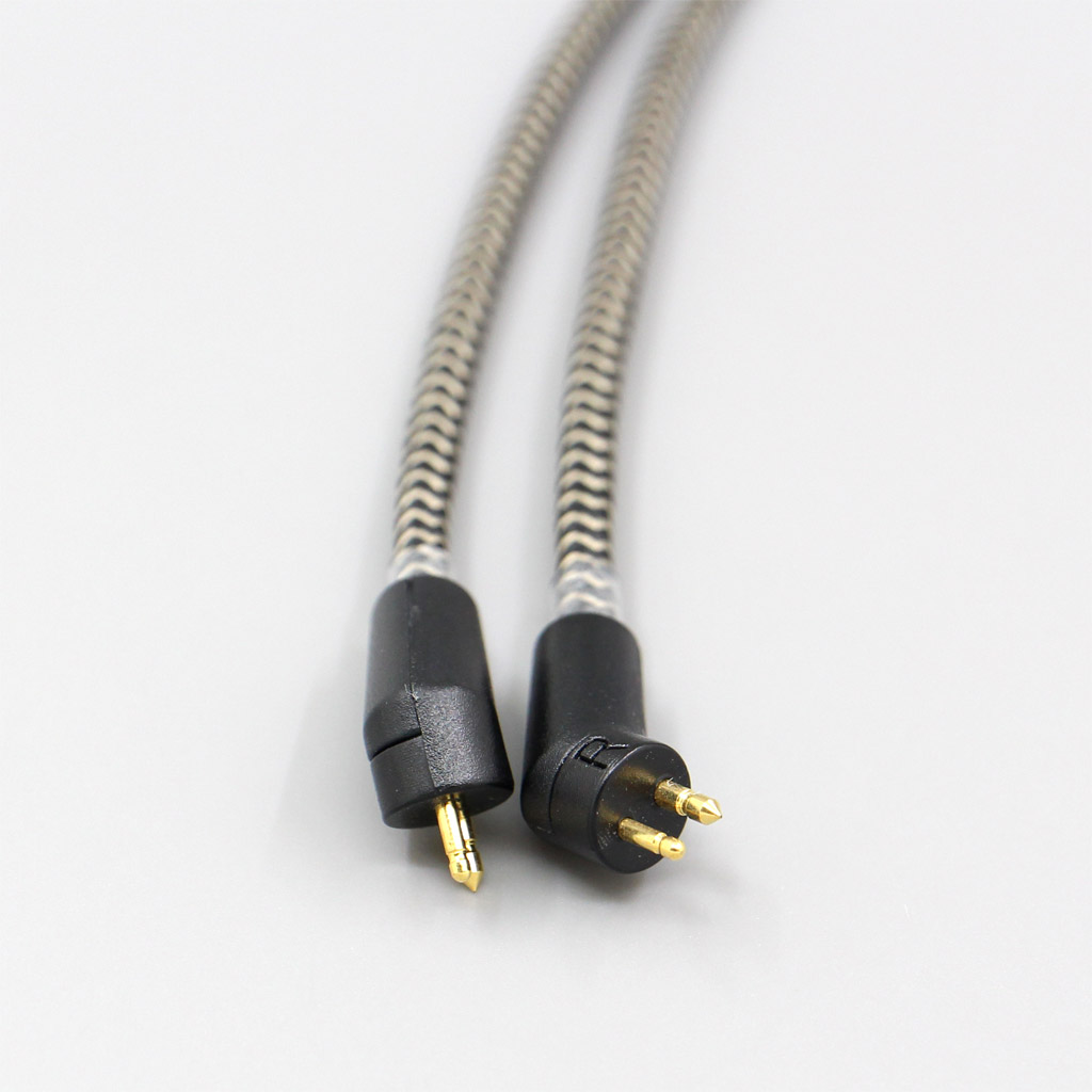 2 Core 2.8mm Litz OFC Earphone Shield Braided Sleeve Cable For Etymotic ER4B ER4PT ER4S ER6I ER4 2pin
