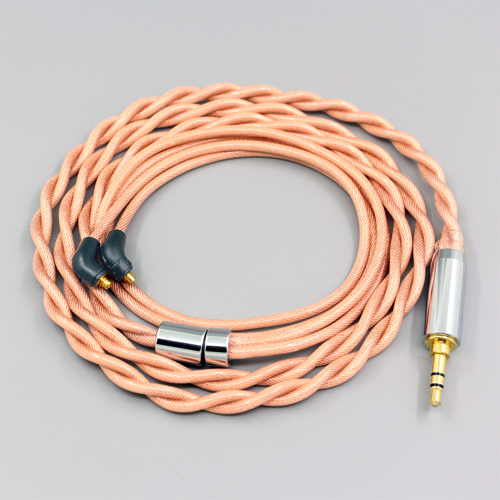 Type6 756 core Shielding 7n Litz OCC Earphone Cable For Etymotic ER4SR ER4XR ER3XR ER3SE ER2XR ER2SE 2 core 2.8mm
