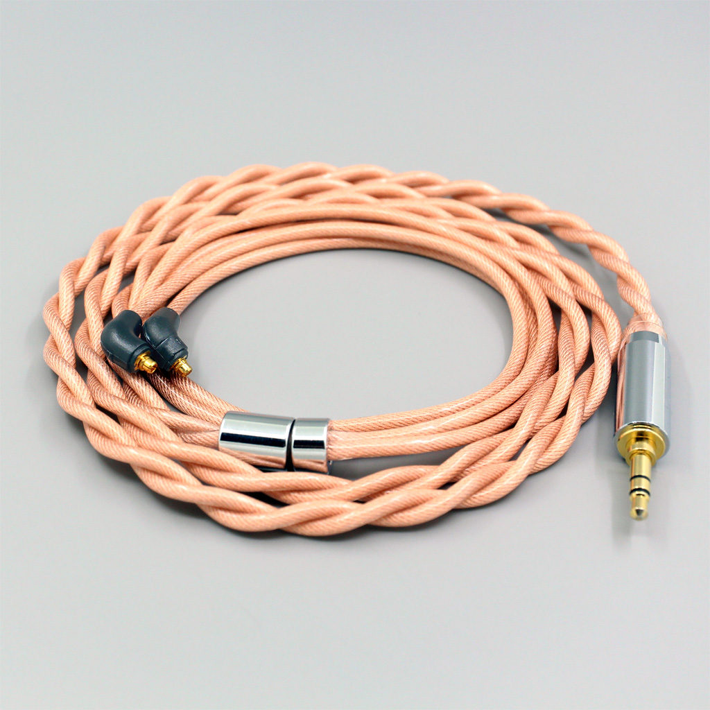 Type6 756 core Shielding 7n Litz OCC Earphone Cable For Etymotic ER4SR ER4XR ER3XR ER3SE ER2XR ER2SE 2 core 2.8mm