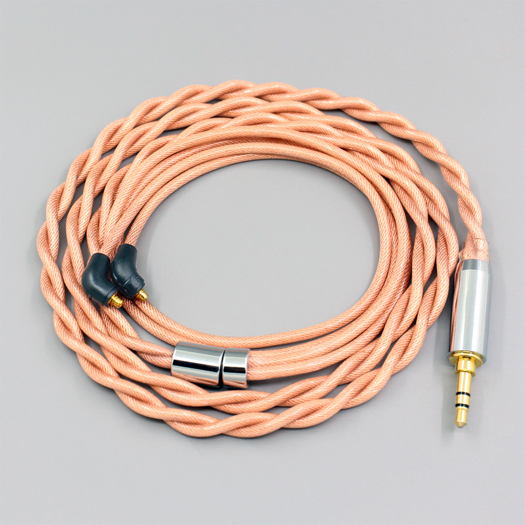 Type6 756 core Shielding 7n Litz OCC Earphone Cable For Etymotic ER4SR ER4XR ER3XR ER3SE ER2XR ER2SE 2 core 2.8mm