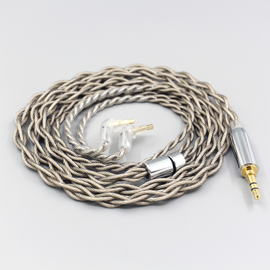 99% Pure Silver Inside + Graphene Silver Plated Litz Shield Earphone Cable For Sony MDR-EX1000 MDR-EX600 MDR-EX800 MDR-7550