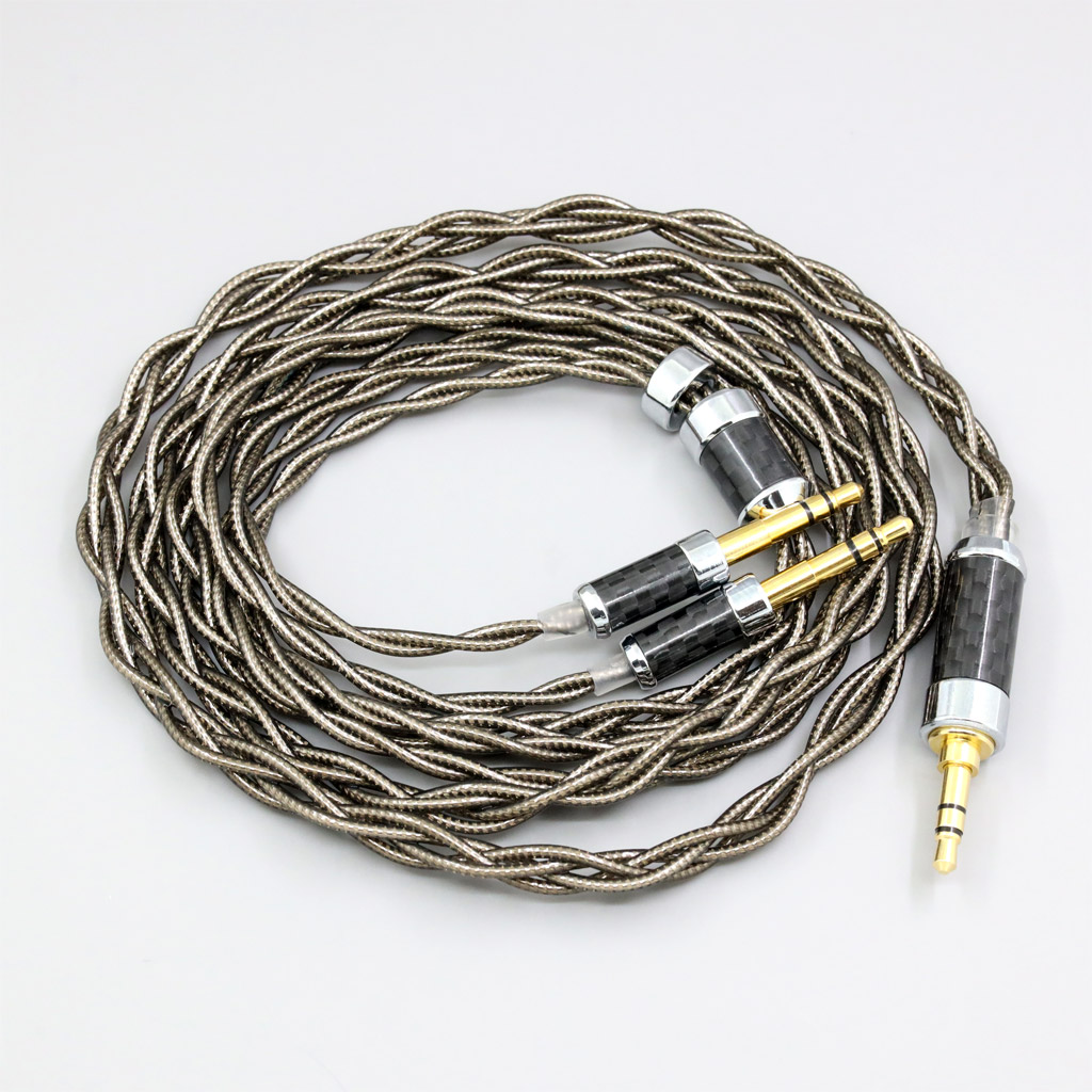 99% Pure Silver Palladium + Graphene Gold Earphone Shielding Cable For Final Audio D8000 AFDS pro Design Pandora Hope vi 
