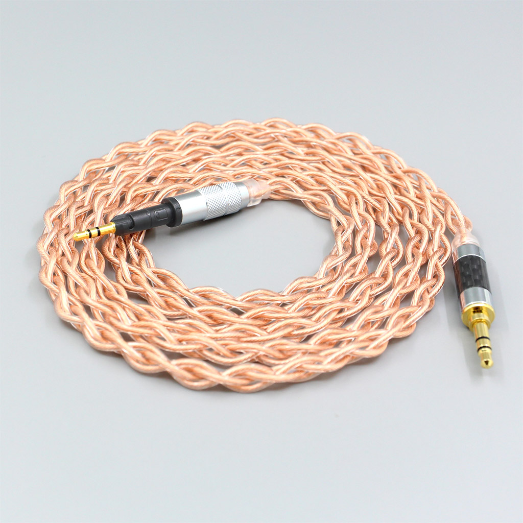 4 Core 1.7mm Litz HiFi-OFC Earphone Braided Cable For Sennheiser HD6 HD7 HD8 MIX DJ HD595