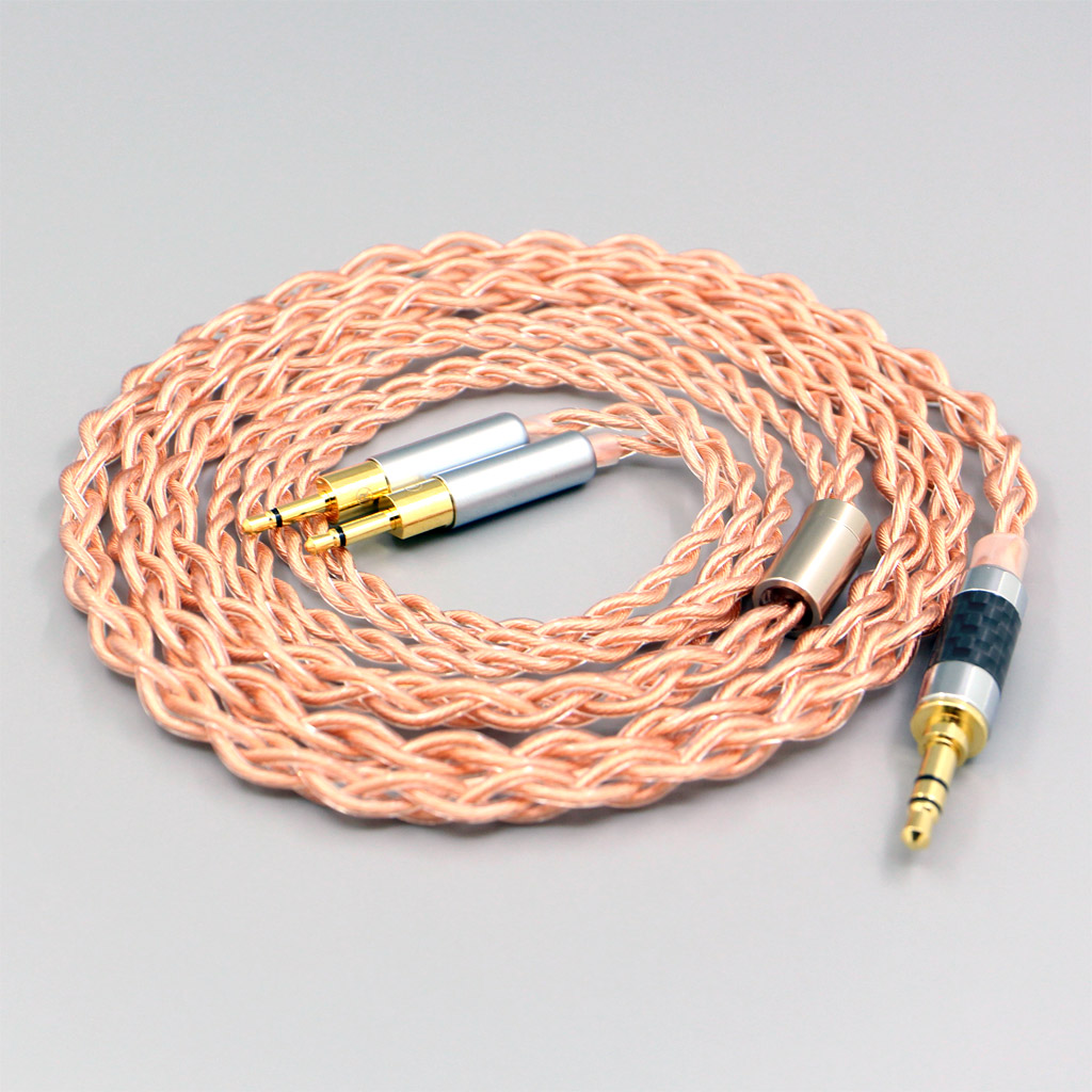 4 Core 1.7mm Litz HiFi-OFC Earphone Braided Cable For Sennheiser HD700 Headset 2.5mm pin Headphone