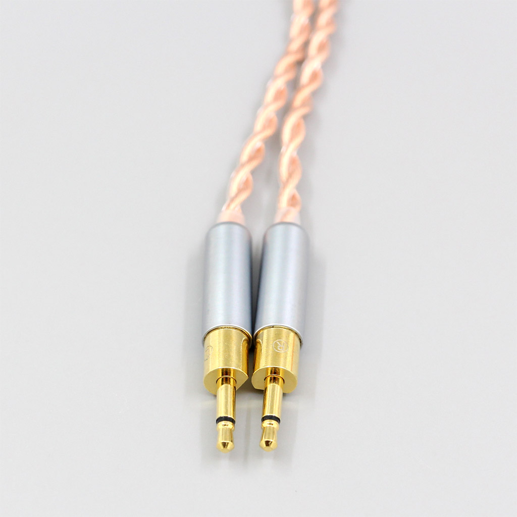 4 Core 1.7mm Litz HiFi-OFC Earphone Braided Cable For Sennheiser HD700 Headset 2.5mm pin Headphone