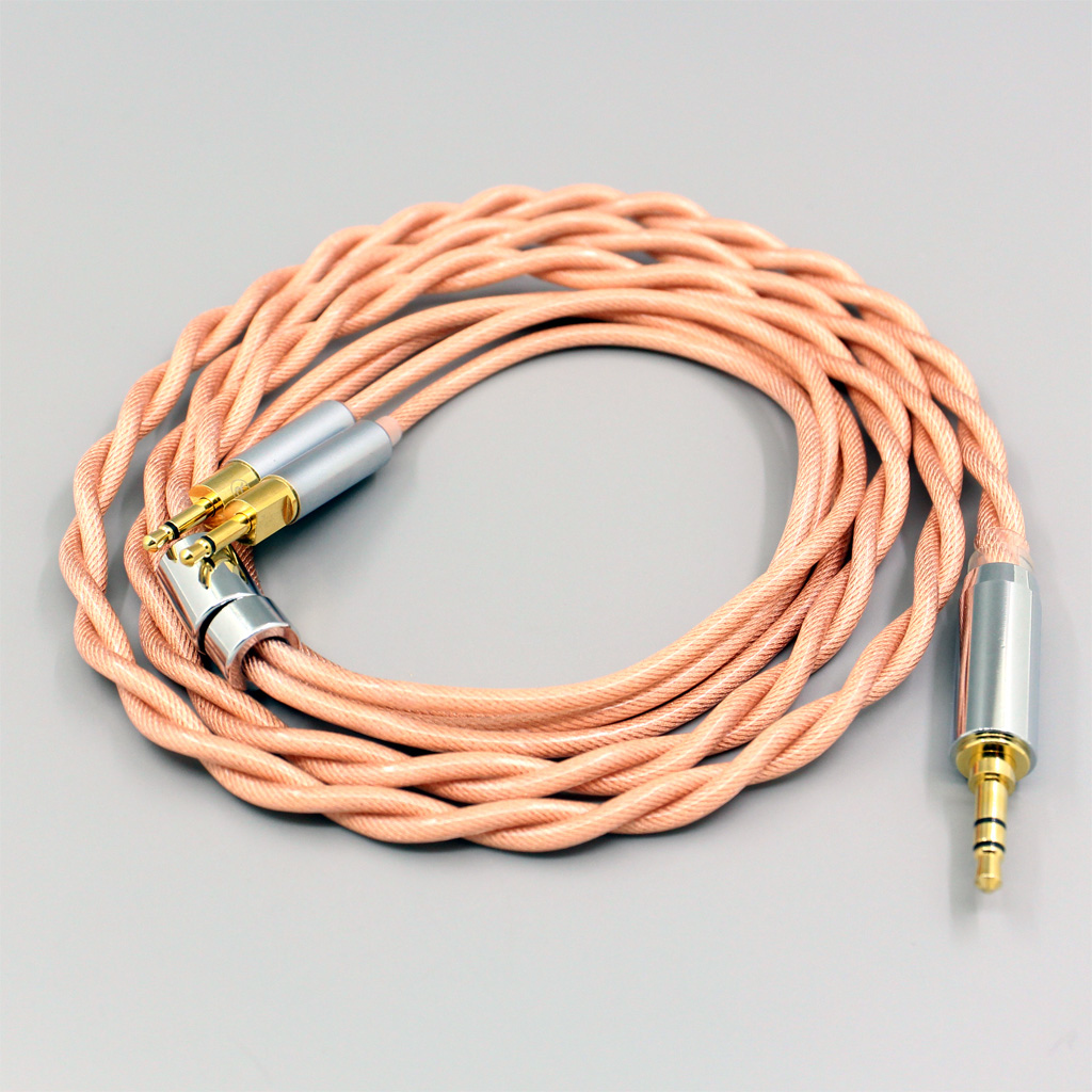 Type6 756 core Shielding 7n Litz OCC Earphone Cable For Sennheiser HD700 Headphone 2.5mm pin 2 core 2.8mm