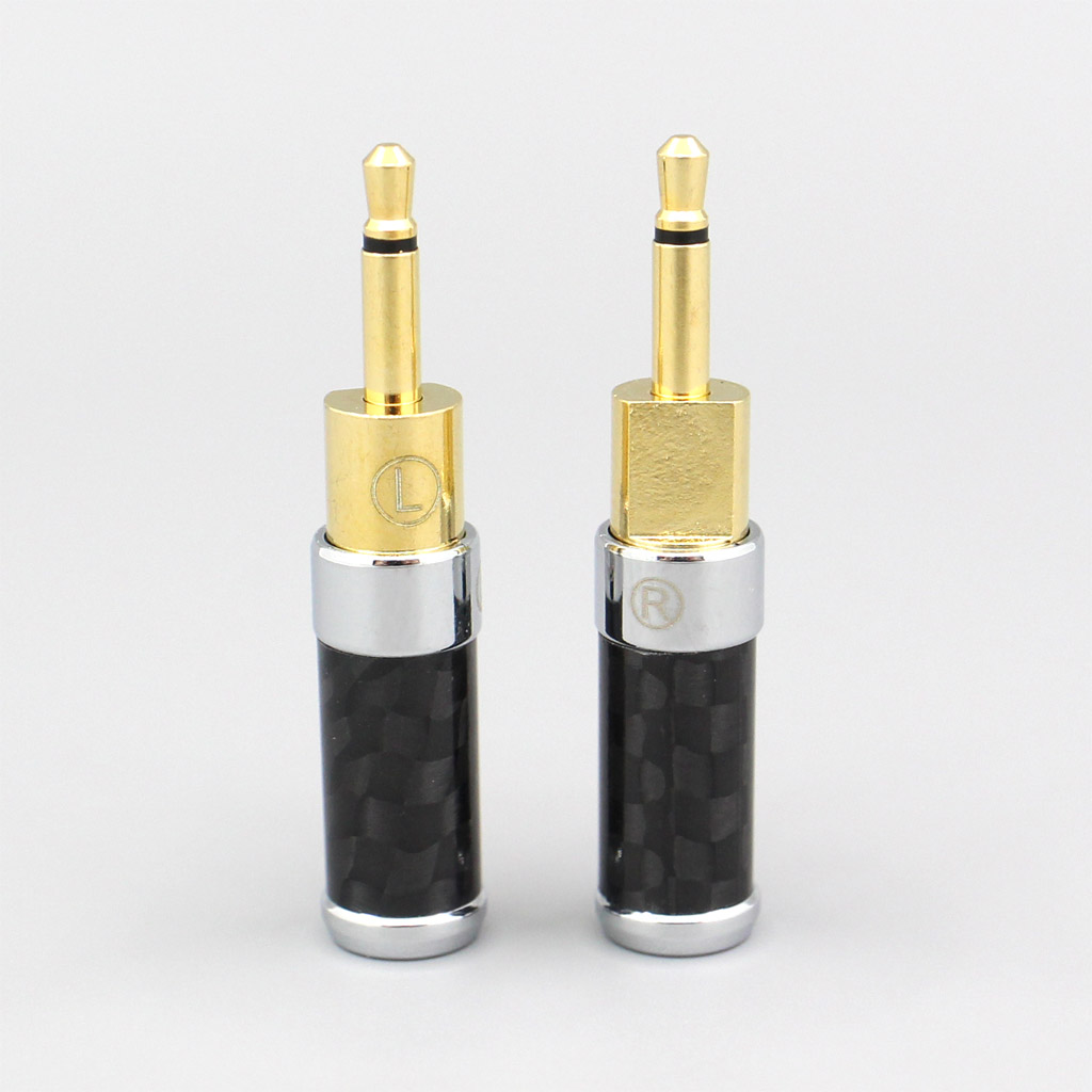 1pair Superbright Surface + Carbon Fibre Headphone pin For Sennheiser HD700