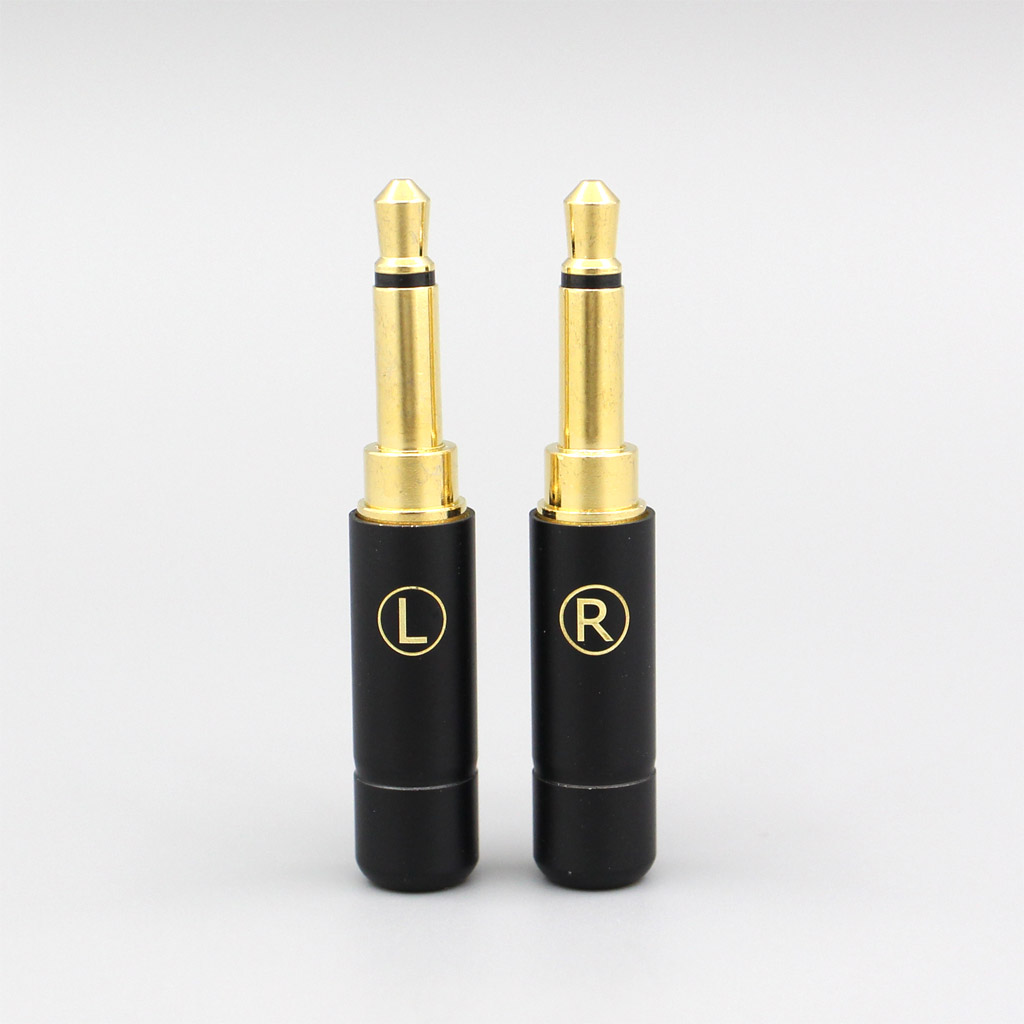 1pair 3.5mm Mono Headphone pin For Hifiman Sundara Ananda HE1000se HE6se he400i he400se Arya He-35x