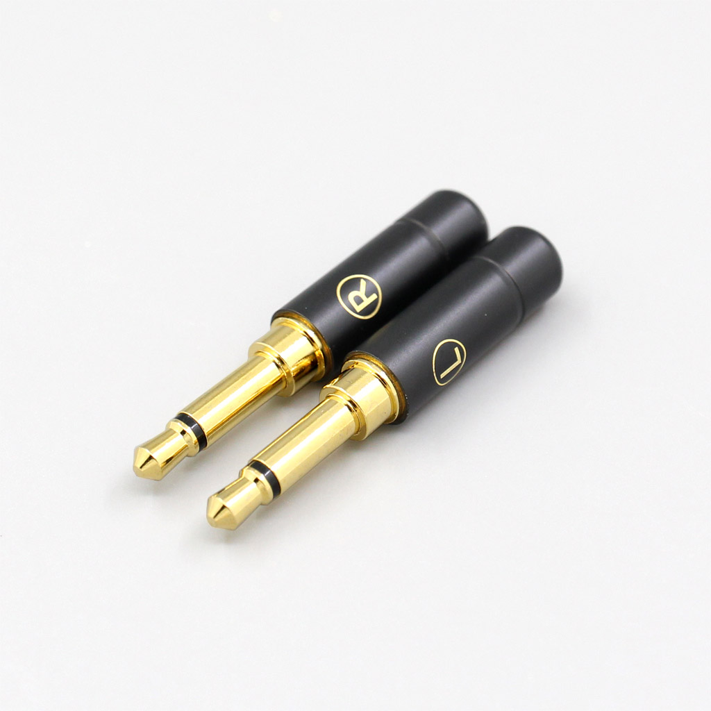 1pair 3.5mm Mono Headphone pin For Hifiman Sundara Ananda HE1000se HE6se he400i he400se Arya He-35x