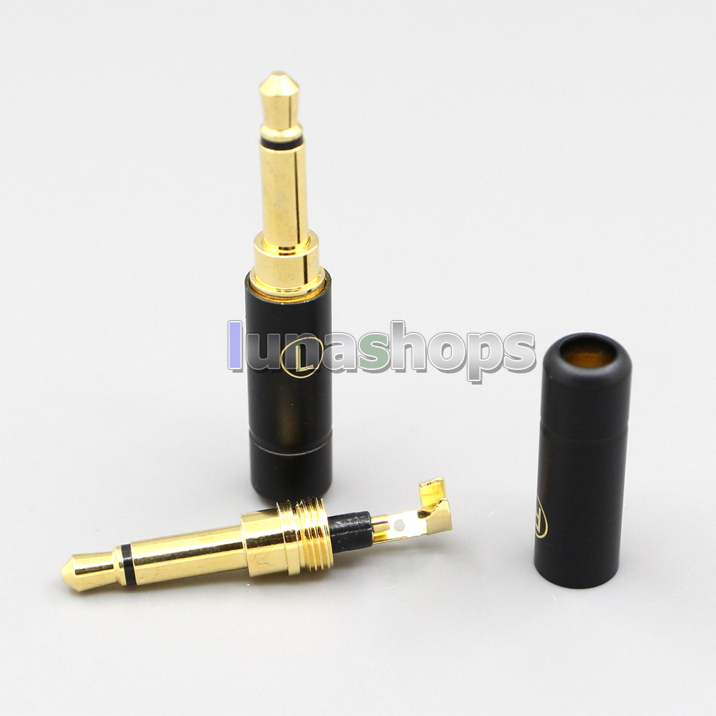 1pair 3.5mm Mono Headphone pin For Hifiman Sundara Ananda HE1000se HE6se he400i he400se Arya He-35x