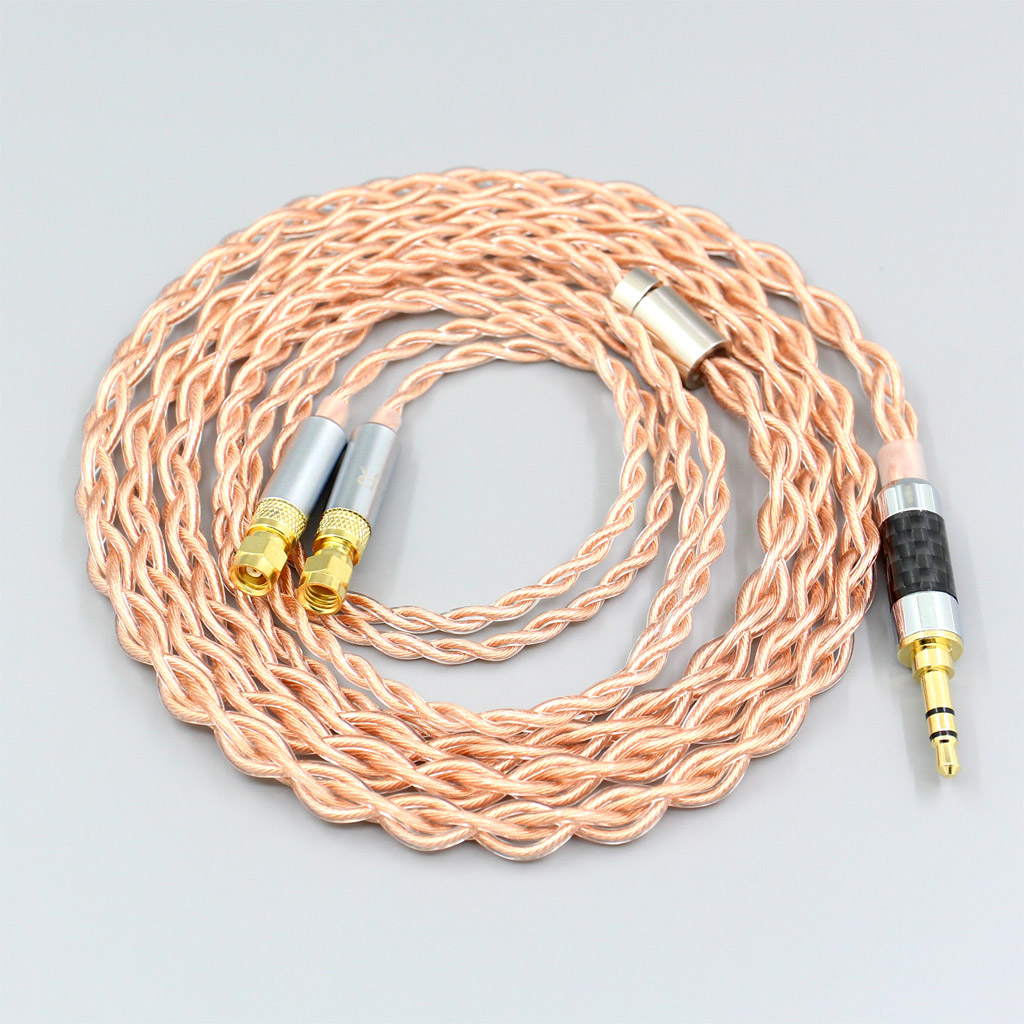 4 Core 1.7mm Litz HiFi-OFC Earphone Braided Cable For HiFiMan HE400 HE5 HE6 HE300 HE4 HE500 HE6 Earphone headset