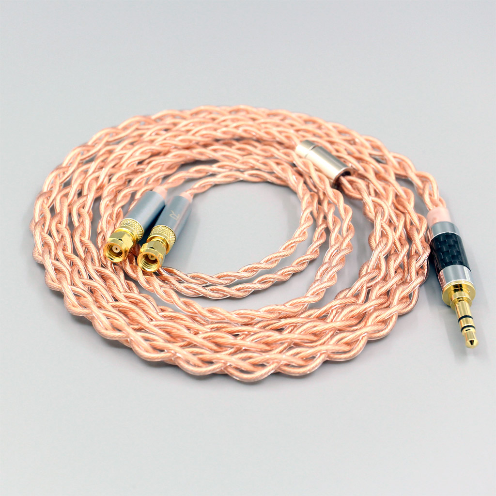 4 Core 1.7mm Litz HiFi-OFC Earphone Braided Cable For HiFiMan HE400 HE5 HE6 HE300 HE4 HE500 HE6 Earphone headset