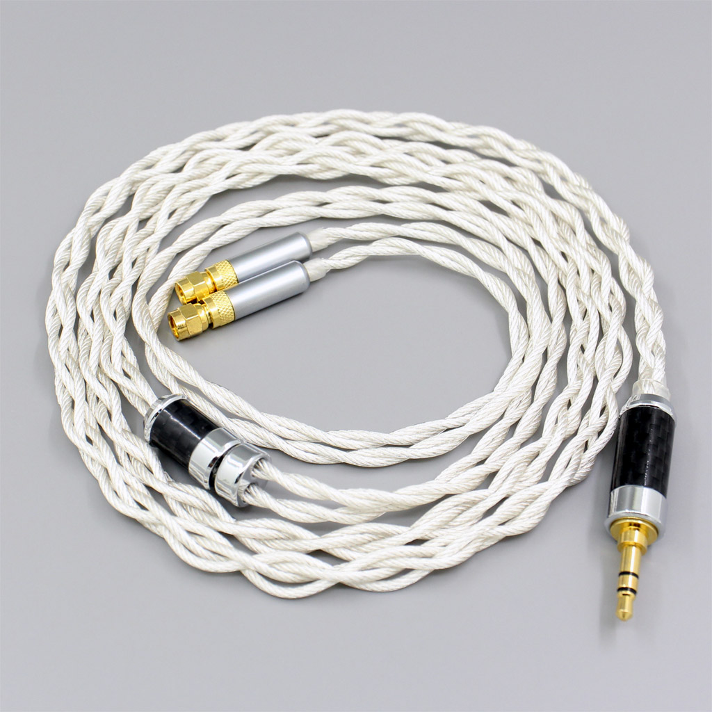 Graphene 7N OCC Silver Plated Type2 Earphone Cable For HiFiMan HE400 HE5 HE6 HE300 HE4 HE500 HE6 Headphone