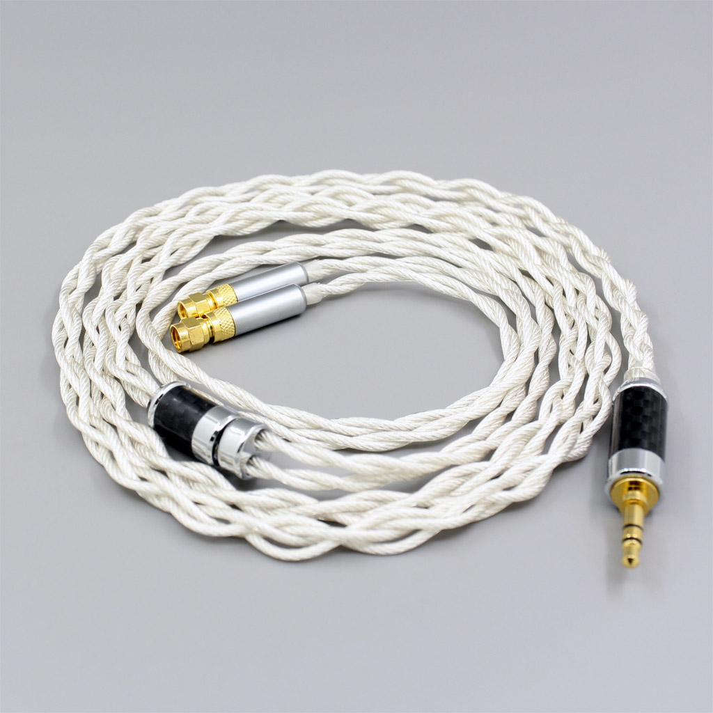 Graphene 7N OCC Silver Plated Type2 Earphone Cable For HiFiMan HE400 HE5 HE6 HE300 HE4 HE500 HE6 Headphone
