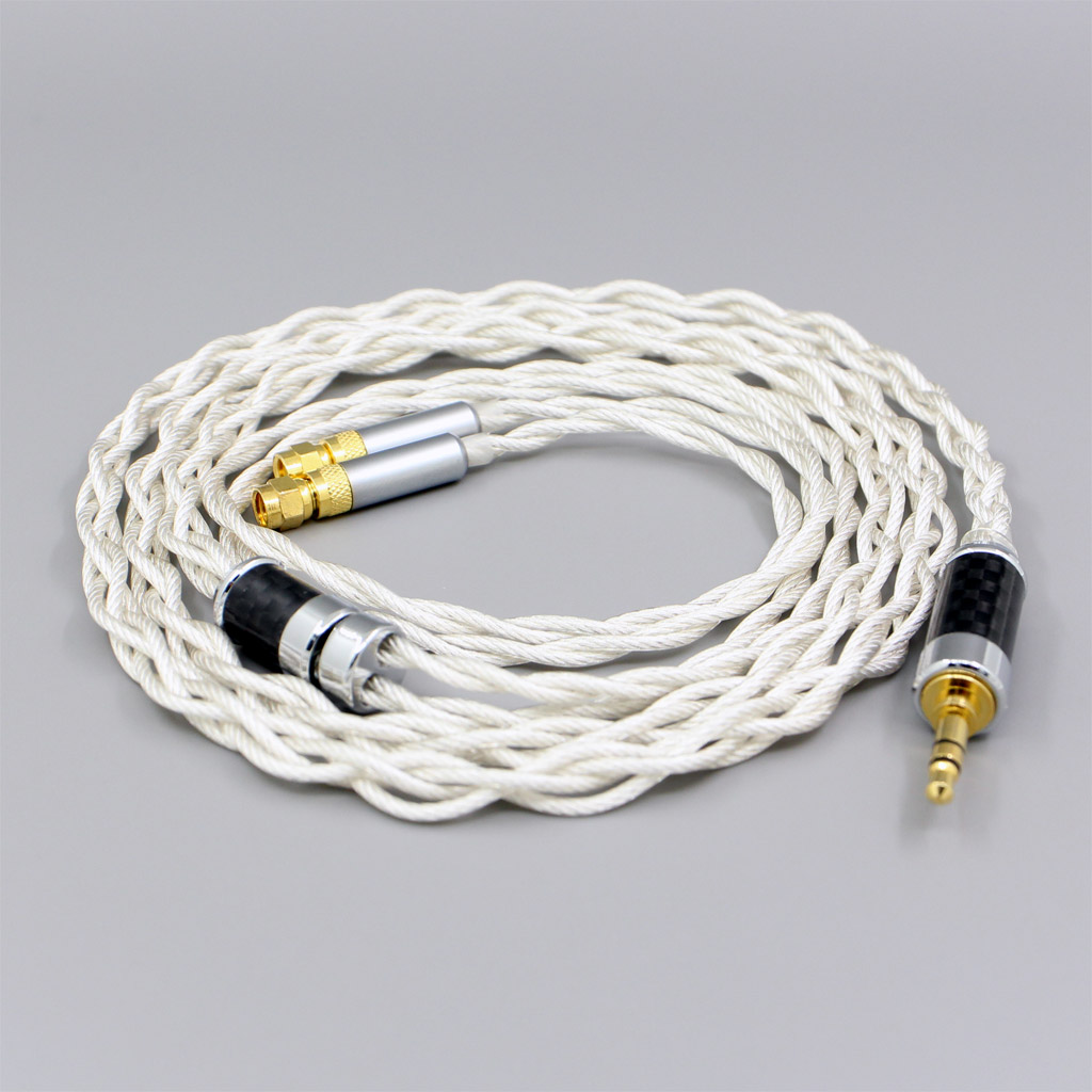 Graphene 7N OCC Silver Plated Type2 Earphone Cable For HiFiMan HE400 HE5 HE6 HE300 HE4 HE500 HE6 Headphone