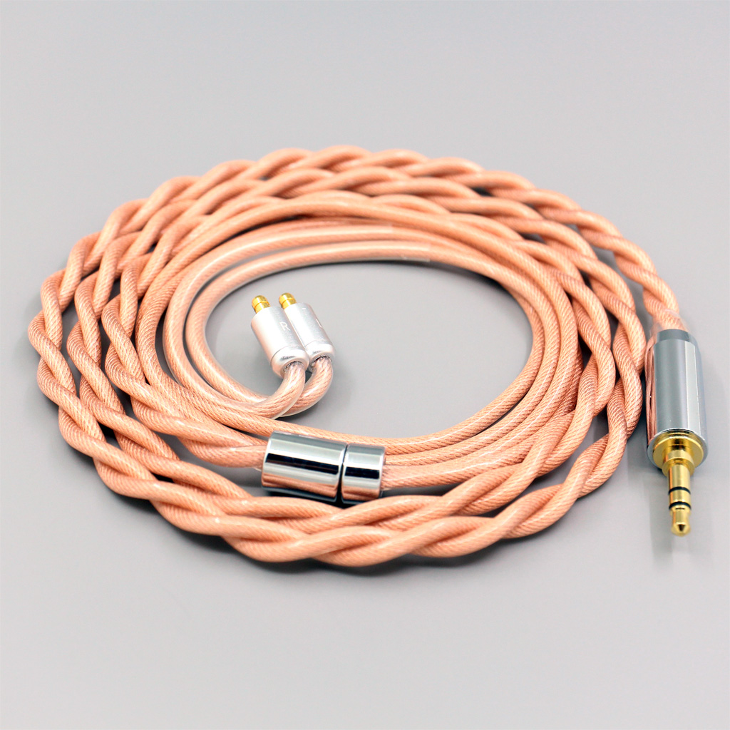 Type6 756 core Shielding 7n Litz OCC Earphone Cable For Sennheiser IE400 IE500 Pro Headset 2 core 2.8mm