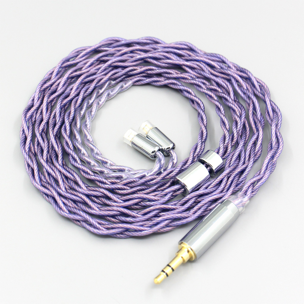 Type2 1.8mm 140 cores litz 7N OCC Headphone Earphone Cable For Sennheiser IE8 IE8i IE80 IE80s Metal Pin