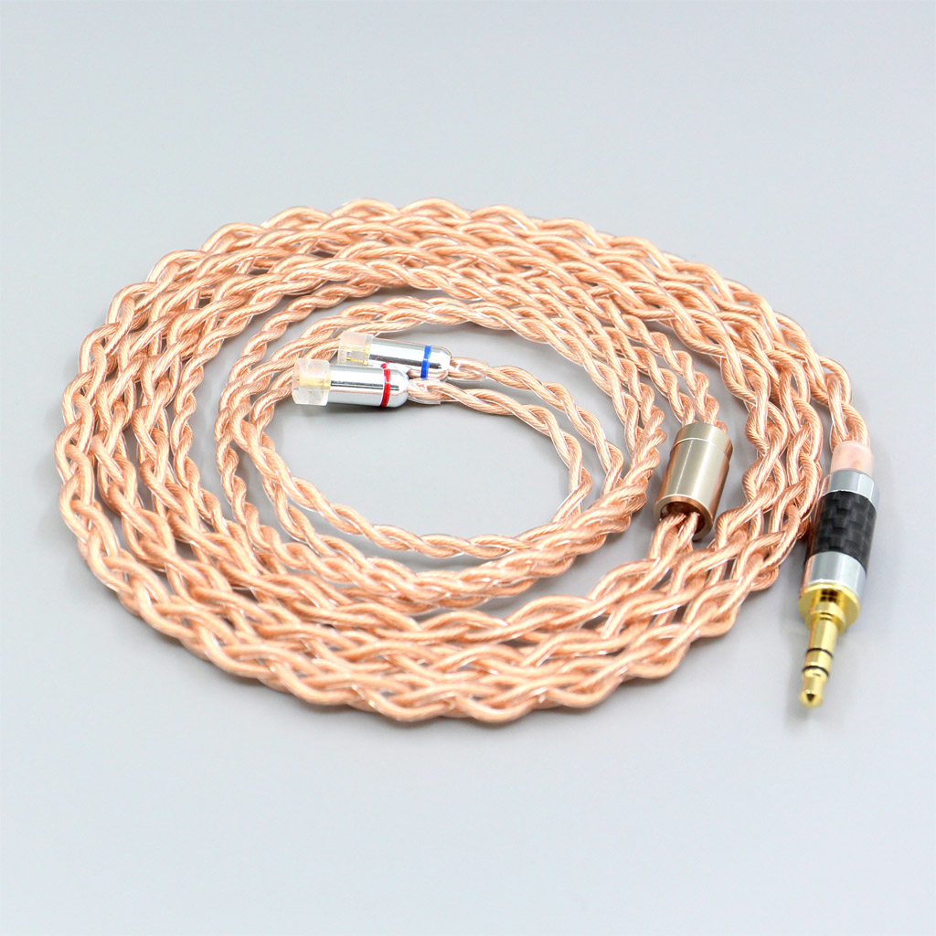 4 Core 1.7mm Litz HiFi-OFC Earphone Braided Cable For Sennheiser IE8 IE8i IE80 IE80s Metal Pin