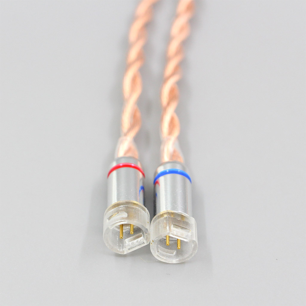 4 Core 1.7mm Litz HiFi-OFC Earphone Braided Cable For Sennheiser IE8 IE8i IE80 IE80s Metal Pin