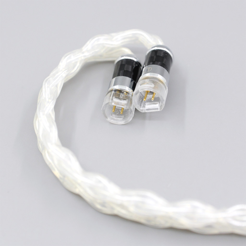99.99% Pure Silver XLR 3.5mm 2.5mm 4.4mm Earphone Cable For Sennheiser IE8 IE8i IE80 IE80s Metal Pin