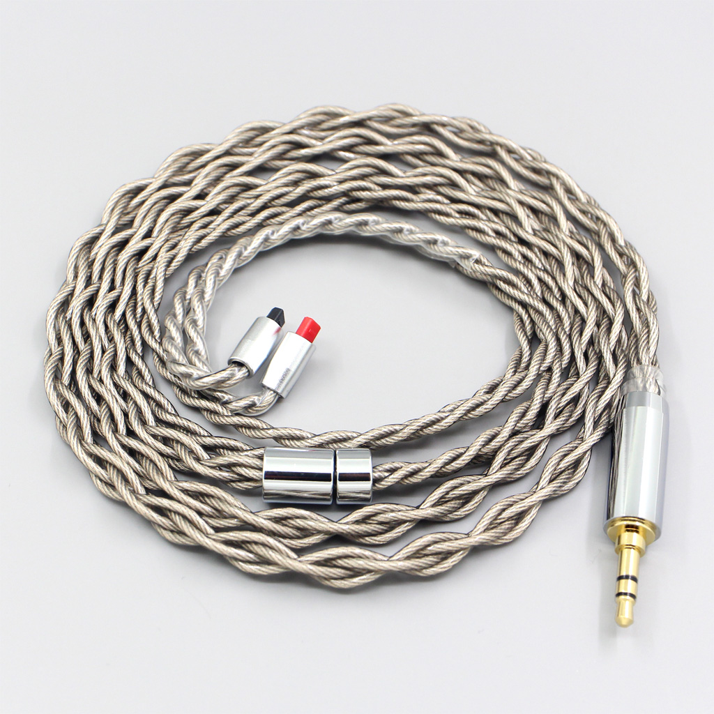 99% Pure Silver + Graphene Silver Plated Shield Earphone Cable for Audio-Technica ATH-IM50 IM70 IM01 IM02 IM03 IM04  