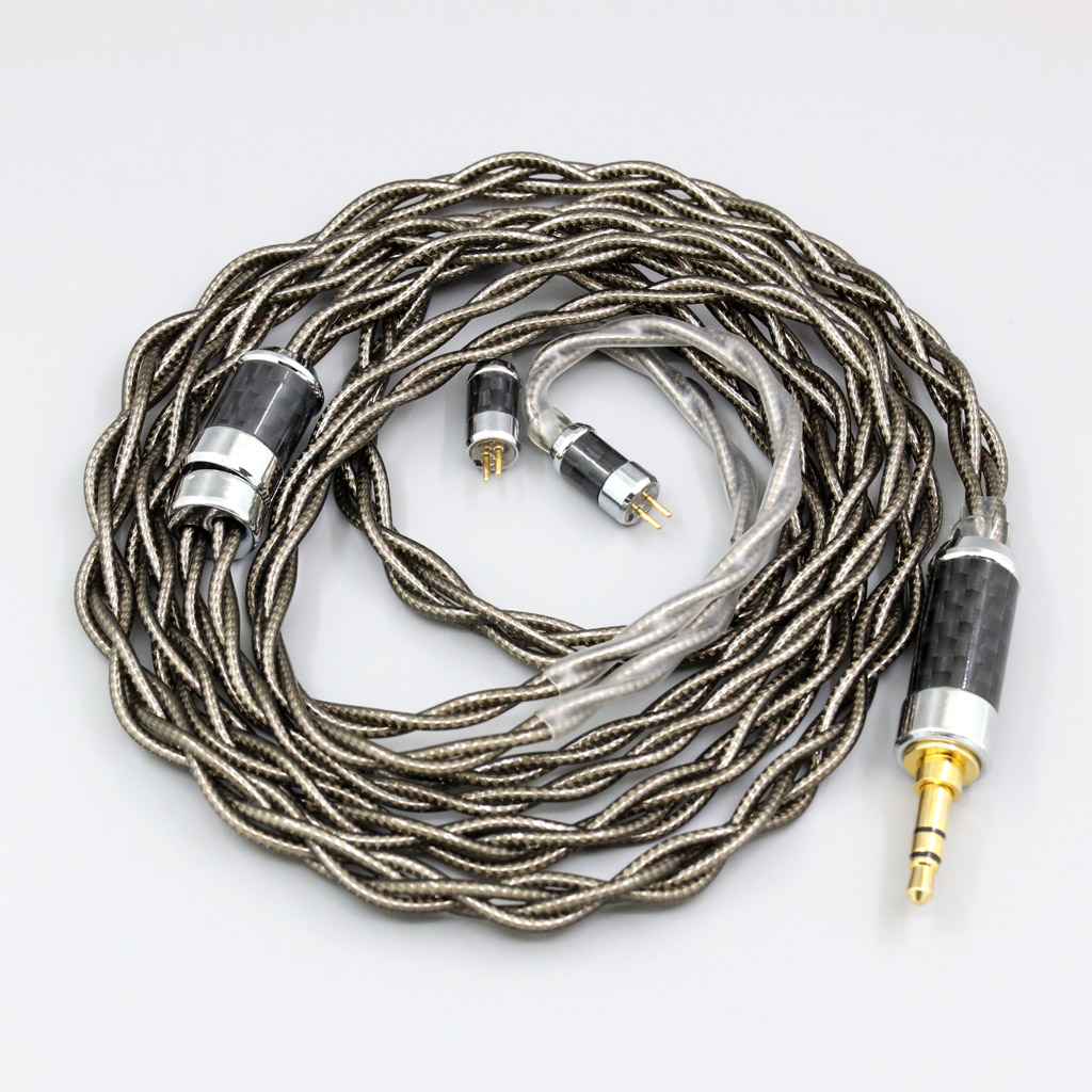 99% Pure Silver Palladium + Graphene Gold Earphone Shielding Cable For 0.78mm Flat Step JH Audio JH16 Pro JH11 Pro 5 6 7 BA