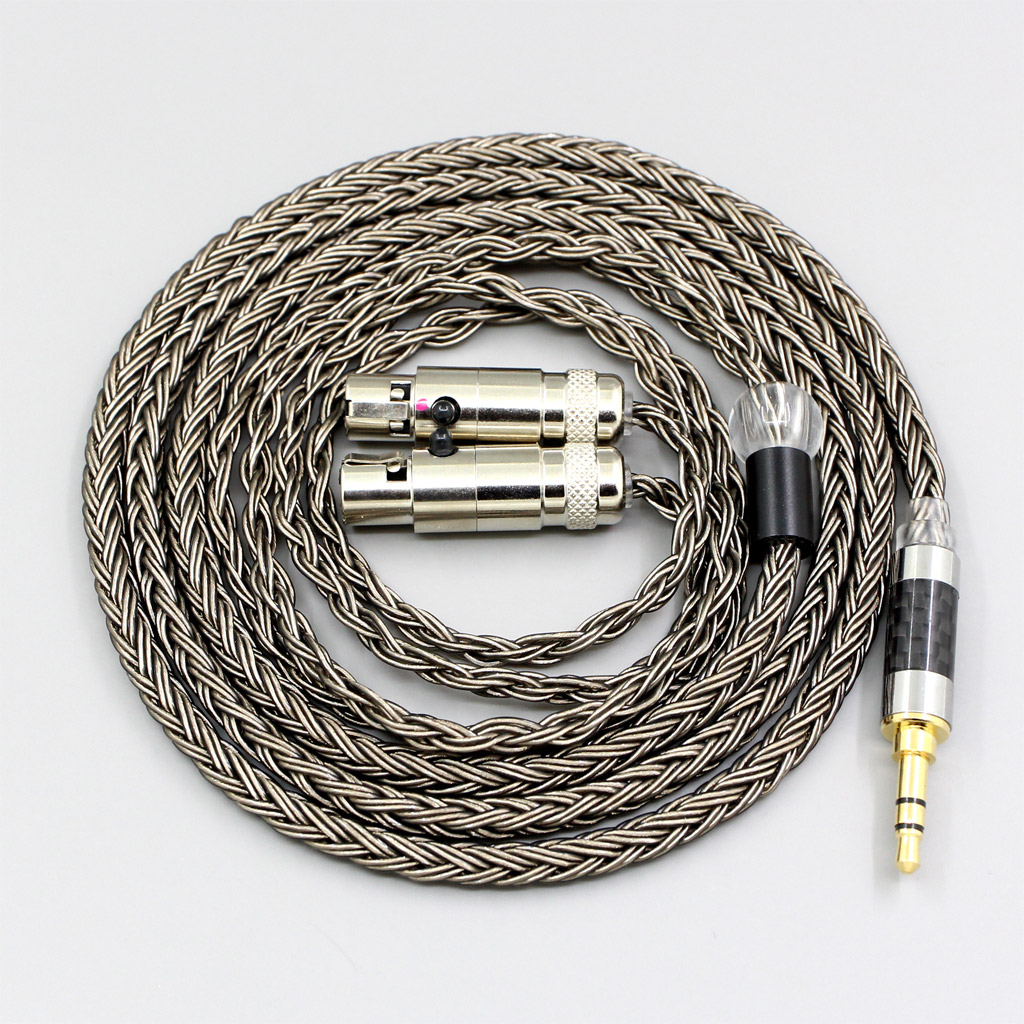 16 Core Grey Earphone Cable For Audeze LCD-3 LCD-2 LCD-X LCD-XC LCD-4z LCD-MX4 LCD-GX lcd-24