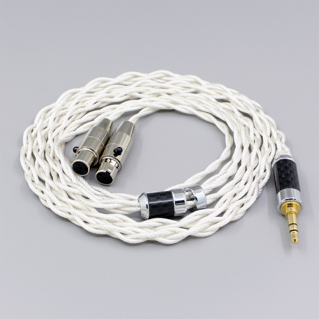 Graphene 7N OCC Silver Plated Type2 Earphone Cable For Audeze LCD-3 LCD-2 LCD-X LCD-XC LCD-4z LCD-MX4 LCD-GX lcd-24