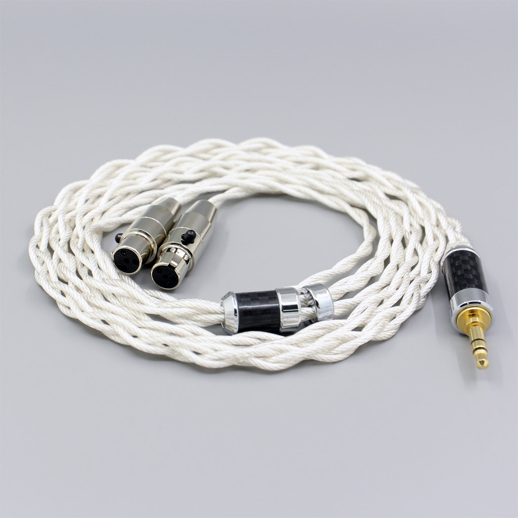 Graphene 7N OCC Silver Plated Type2 Earphone Cable For Audeze LCD-3 LCD-2 LCD-X LCD-XC LCD-4z LCD-MX4 LCD-GX lcd-24