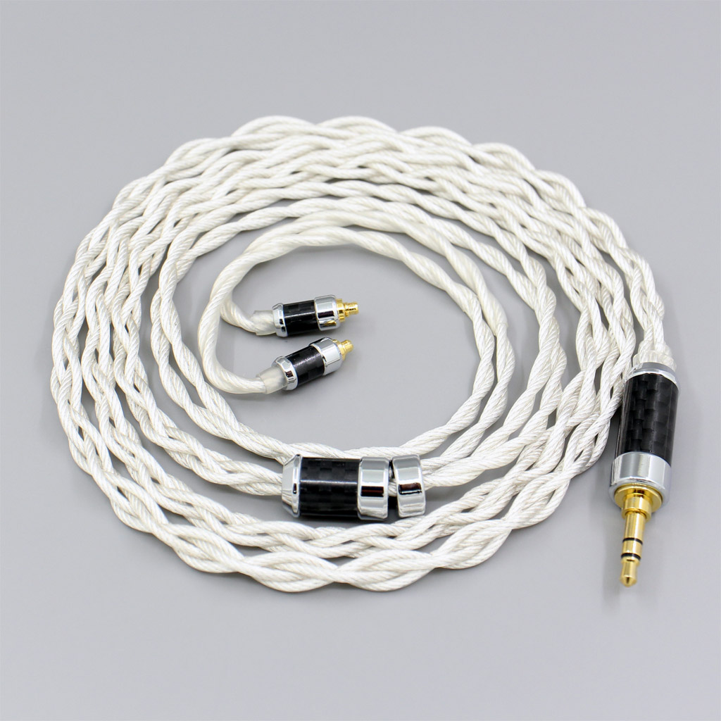 Graphene 7N OCC Silver Plated Shielding Coaxial Earphone Cable For AKG N5005 N30 N40 MMCX Sennheiser IE300 IE900 IE600