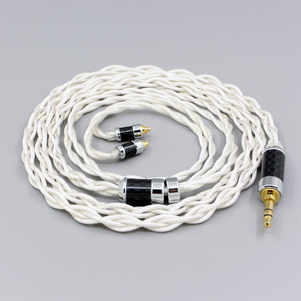 Graphene 7N OCC Silver Plated Shielding Coaxial Earphone Cable For AKG N5005 N30 N40 MMCX Sennheiser IE300 IE900 IE600