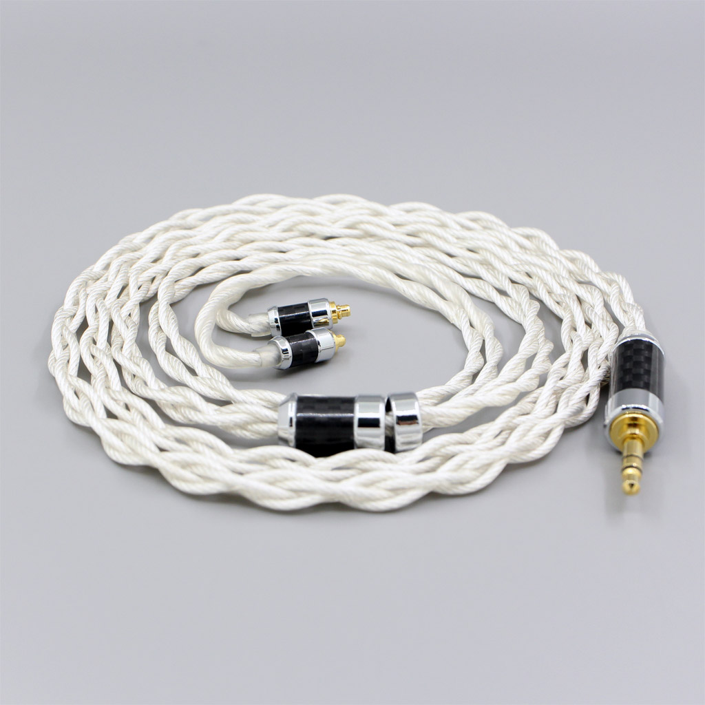 Graphene 7N OCC Silver Plated Shielding Coaxial Earphone Cable For AKG N5005 N30 N40 MMCX Sennheiser IE300 IE900 IE600