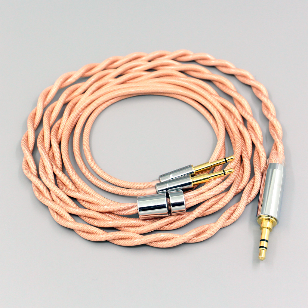 Type6 756 core Shielding 7n Litz OCC Earphone Cable For Sennheiser HD477 HD497 HD212 PRO EH250 EH350 Headphone 2.5mm