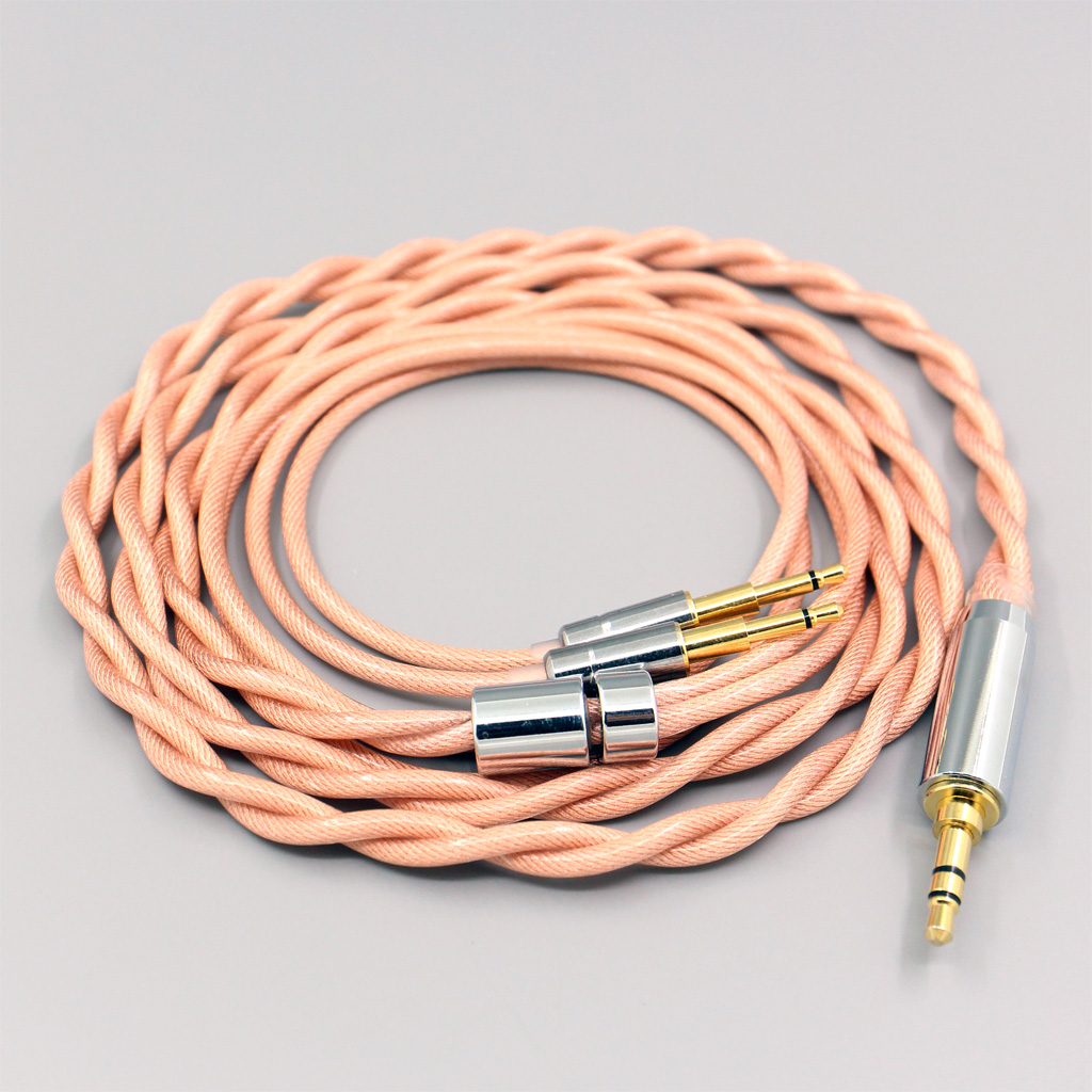 Type6 756 core Shielding 7n Litz OCC Earphone Cable For Sennheiser HD477 HD497 HD212 PRO EH250 EH350 Headphone 2.5mm