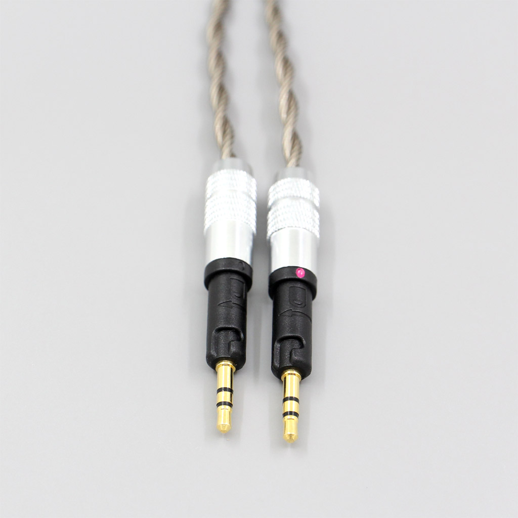 99% Pure Silver + Graphene Silver Plated Shield Earphone Cable For Audio-Technica ATH-R70X headphone Earphone headset