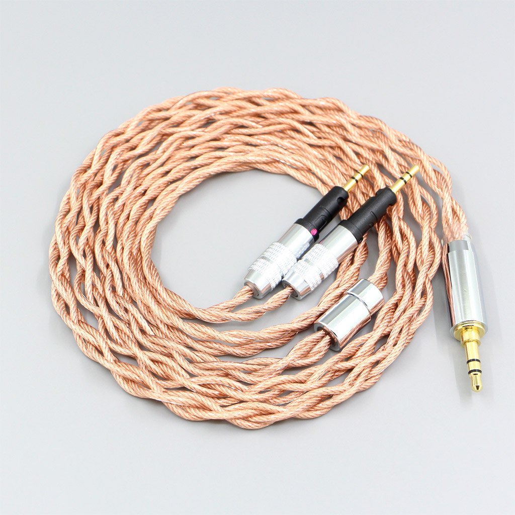 Graphene 7N OCC Shielding Coaxial Mixed Earphone Cable For Audio-Technica ATH-R70X Headphone