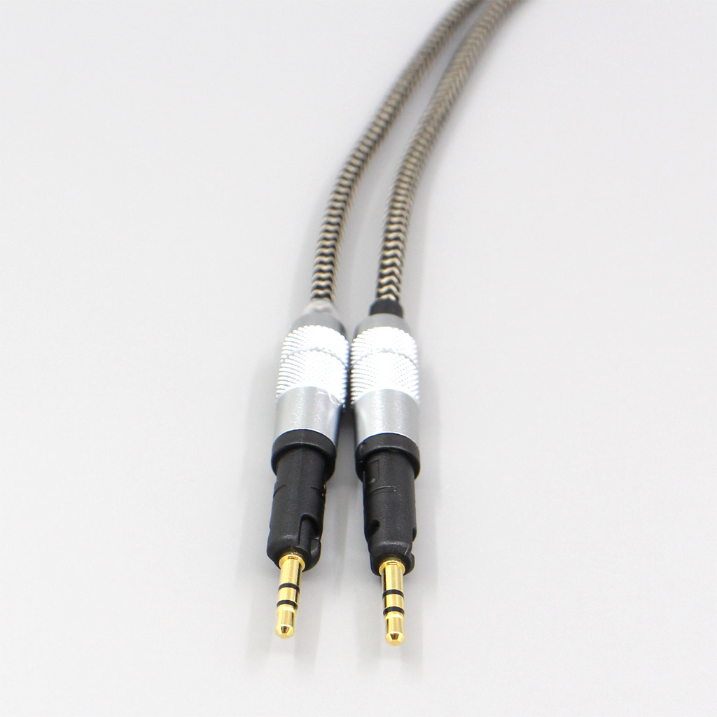 2 Core 2.8mm Litz OFC Earphone Shield Braided Sleeve Cable For Audio-Technica ATH-R70X Headphone Headset
