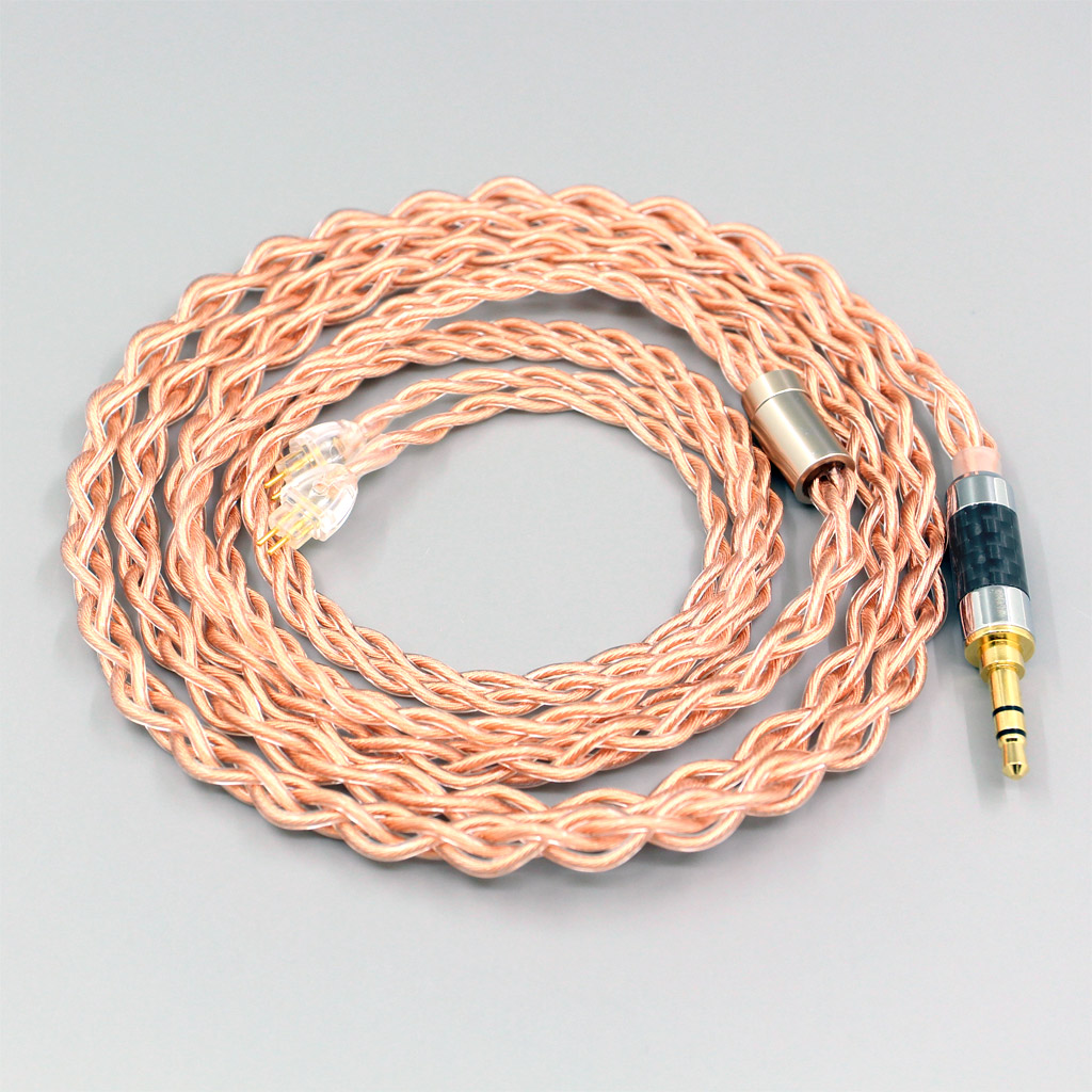 4 Core 1.7mm Litz HiFi-OFC Earphone Braided Cable For HiFiMan RE2000 Topology Diaphragm Dynamic Driver