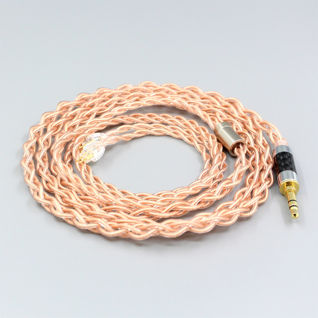 4 Core 1.7mm Litz HiFi-OFC Earphone Braided Cable For HiFiMan RE2000 Topology Diaphragm Dynamic Driver