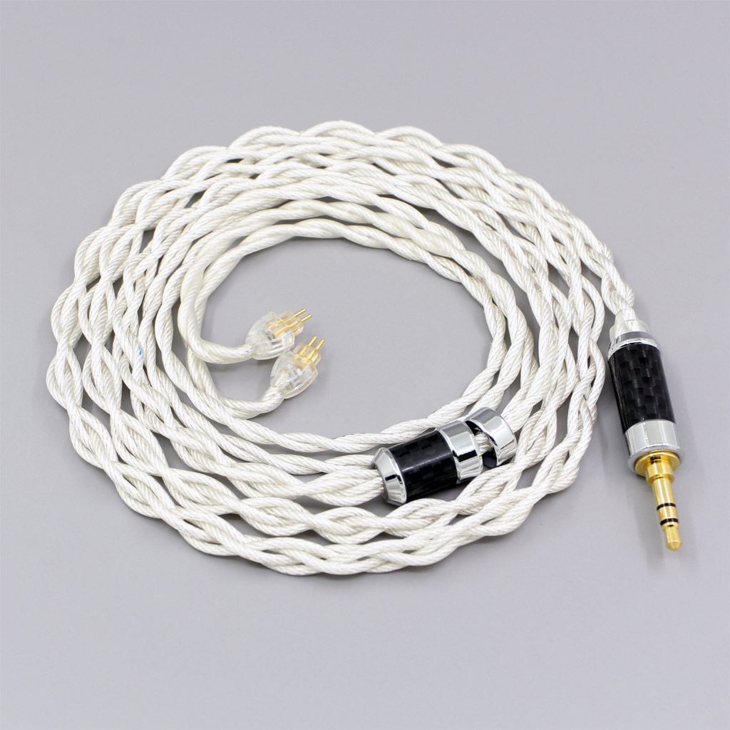 Graphene 7N OCC Silver Plated Shielding Coaxial Earphone Cable For HiFiMan RE2000 Topology Diaphragm Dynamic Driver