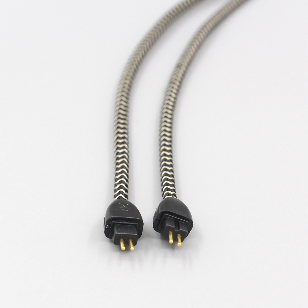 2 Core 2.8mm Litz OFC Earphone Shield Braided Sleeve Cable For HiFiMan RE2000 Topology Diaphragm Dynamic Driver